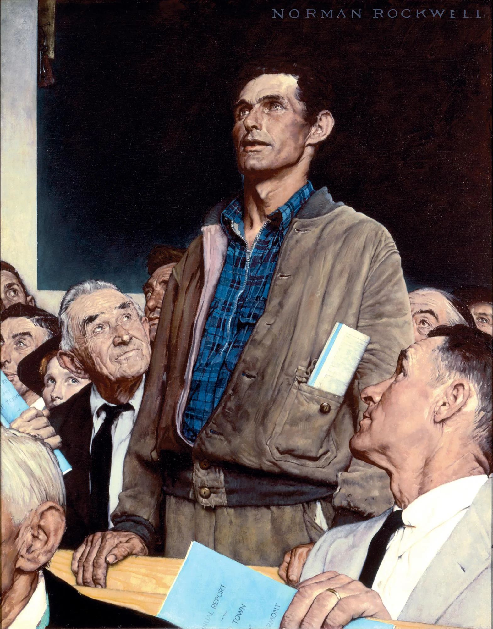 Freedom of Speech by Norman Rockwell (1943)